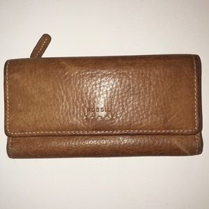 Fossil Brown Leather Wallet